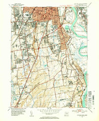 Hartford South 1952 topographic map thumbnail