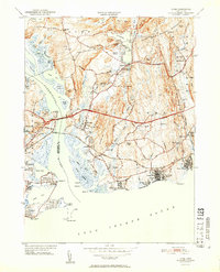 Lyme 1951 topographic map thumbnail