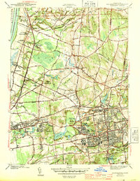 Manchester 1944 topographic map thumbnail