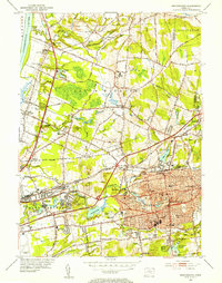Manchester 1952 topographic map thumbnail