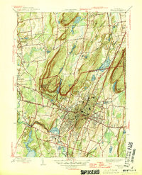 Meriden 1946 topographic map thumbnail