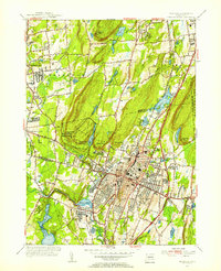 Meriden 1955 topographic map thumbnail