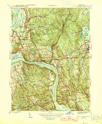 Middle Haddam 1945 topographic map thumbnail