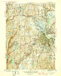 Middletown 1945 topographic map thumbnail