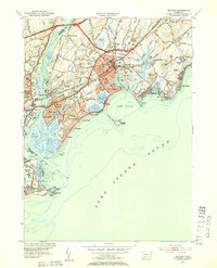 Milford 1951 topographic map thumbnail