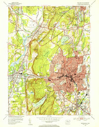 New Britain 1953 topographic map thumbnail
