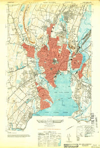 New Haven 1943 topographic map thumbnail
