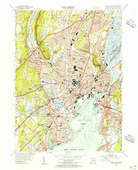 New Haven 1954 topographic map thumbnail