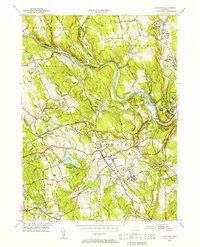 Newtown 1953 topographic map thumbnail