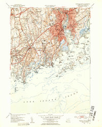 Norwalk South 1951 topographic map thumbnail
