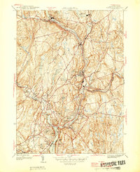 Norwich 1945 topographic map thumbnail
