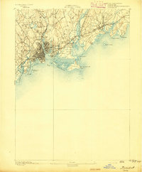 Bridgeport 1893 topographic map thumbnail