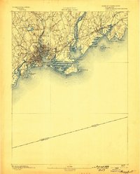 Bridgeport 1893 topographic map thumbnail