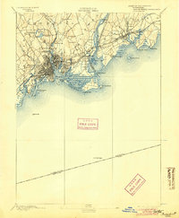 Bridgeport 1893 topographic map thumbnail