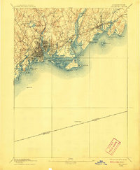 Bridgeport 1893 topographic map thumbnail