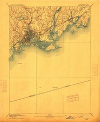 Bridgeport 1893 topographic map thumbnail
