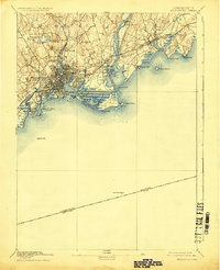 Bridgeport 1893 topographic map thumbnail