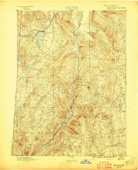 Cornwall 1893 topographic map thumbnail