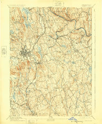 Danbury 1892 topographic map thumbnail