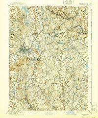 Danbury 1892 topographic map thumbnail