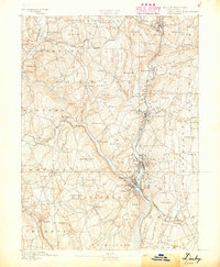 Derby 1889 topographic map preview