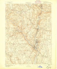 Derby 1891 topographic map thumbnail