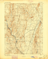 Granby 1892 topographic map thumbnail
