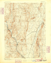 Granby 1892 topographic map thumbnail
