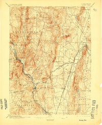 Granby 1892 topographic map thumbnail