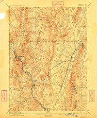 Granby 1892 topographic map thumbnail