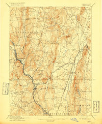 Granby 1892 topographic map thumbnail