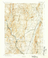 Granby 1892 topographic map thumbnail