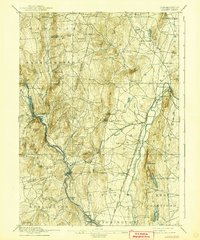 Granby 1892 topographic map thumbnail