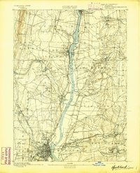Hartford 1892 topographic map thumbnail