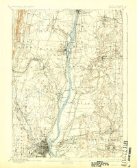 Hartford 1892 topographic map thumbnail
