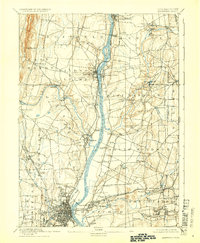 Hartford 1892 topographic map thumbnail