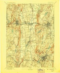 Meriden 1893 topographic map thumbnail