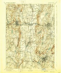 Meriden 1893 topographic map thumbnail