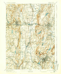 Meriden 1893 topographic map thumbnail