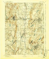 Meriden 1893 topographic map thumbnail