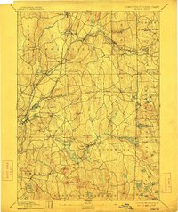 Moosup 1893 topographic map thumbnail