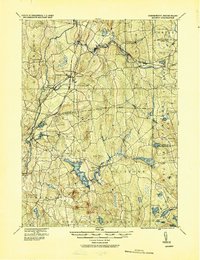 Moosup topographic map thumbnail