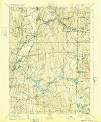 Moosup 1893 topographic map preview