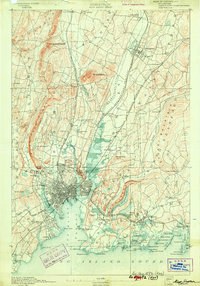 New Haven 1892 topographic map thumbnail