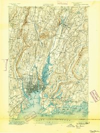 New Haven 1892 topographic map thumbnail