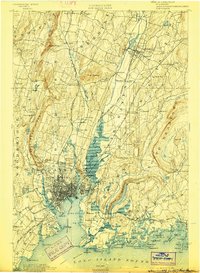 New Haven 1892 topographic map thumbnail