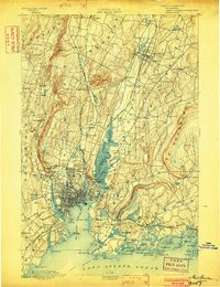 New Haven 1892 topographic map thumbnail