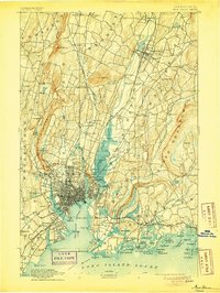 New Haven 1892 topographic map thumbnail