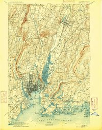 New Haven 1892 topographic map thumbnail
