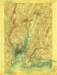 New Haven 1892 topographic map thumbnail